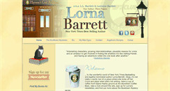 Desktop Screenshot of lornabarrett.com
