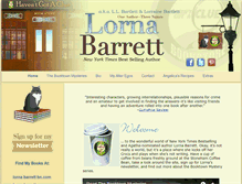 Tablet Screenshot of lornabarrett.com
